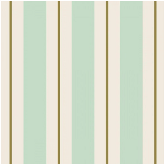 Seafoam & Gold Awning Stripe Napkins