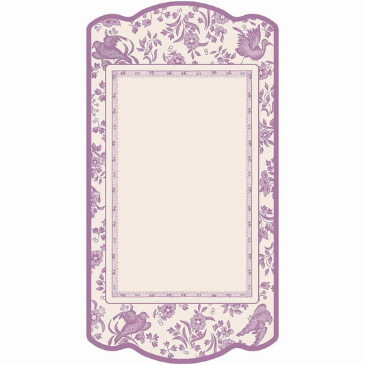 Lilac Regal Peacock Table Card