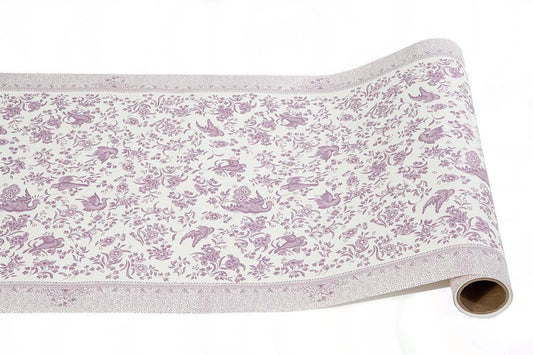 Lilac Regal Peacock Table Runner