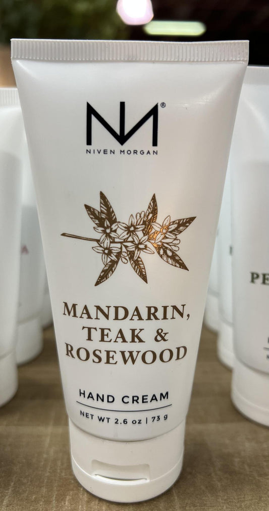 Mandarin Teak & Rosewood Hand Cream 2.6 oz